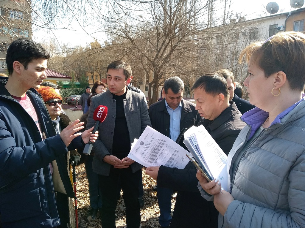 Ташкентцы борются против захвата дворов под застройку